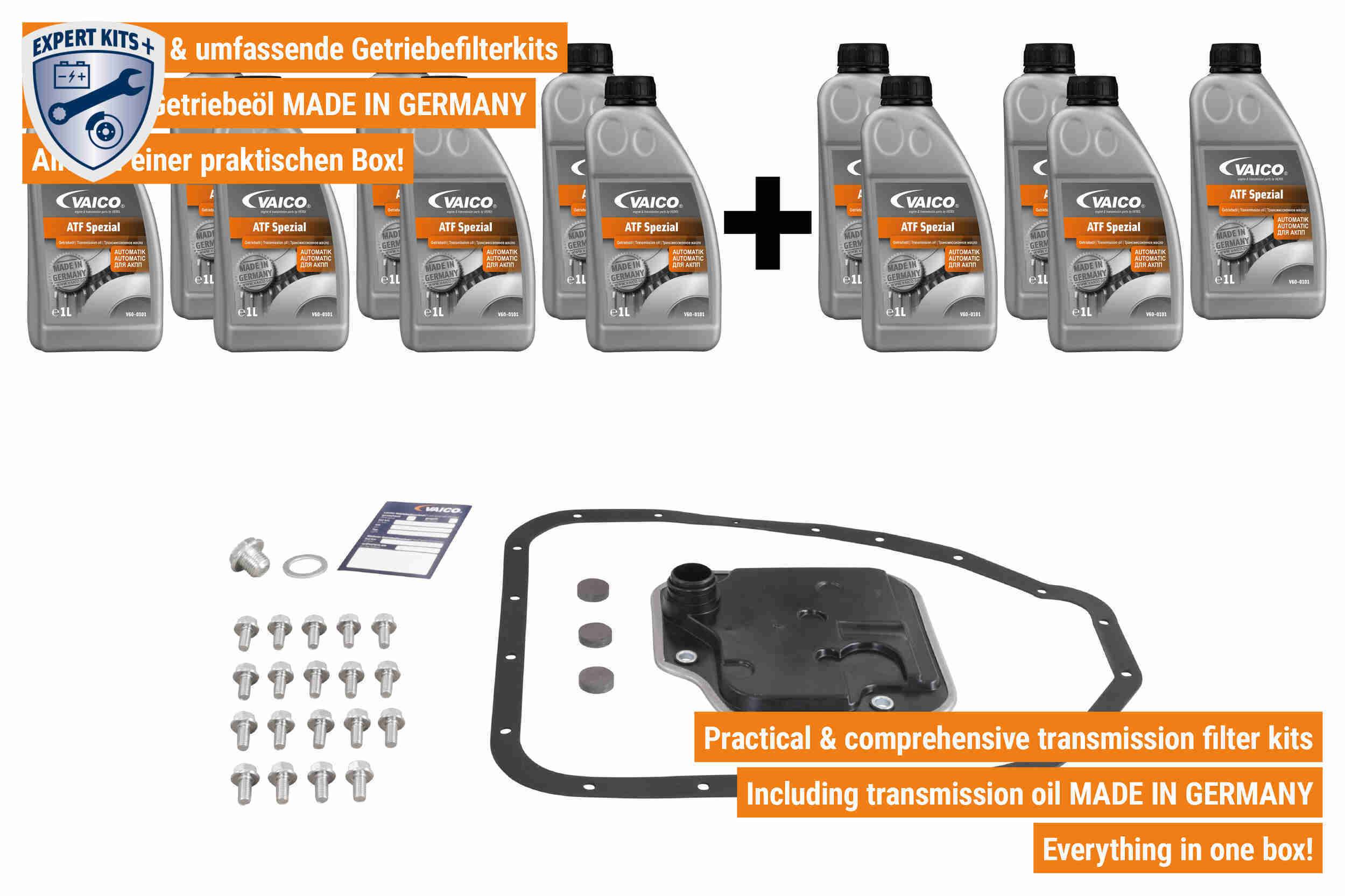Vaico Onderd.set, olie verversen van automatische versnellingsbak V52-0389-XXL