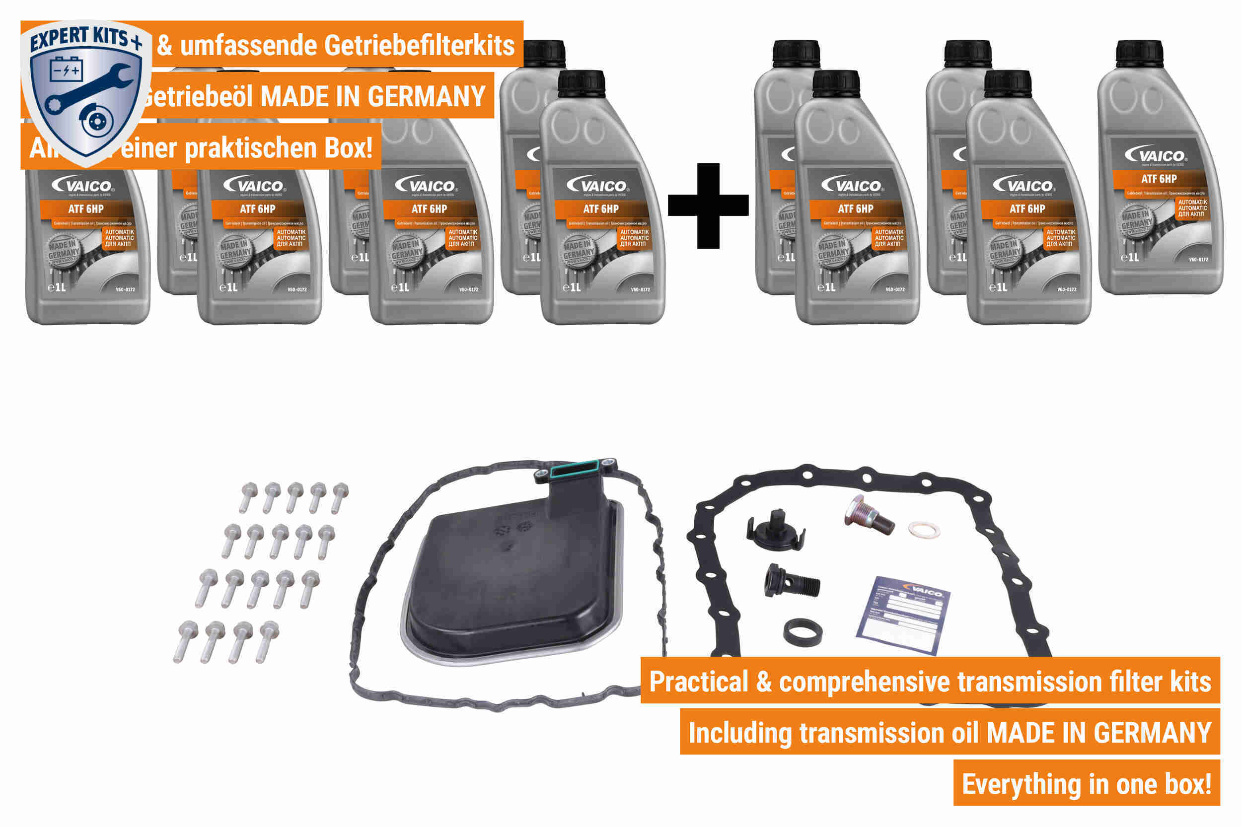 Vaico Onderd.set, olie verversen van automatische versnellingsbak V52-0470-XXL