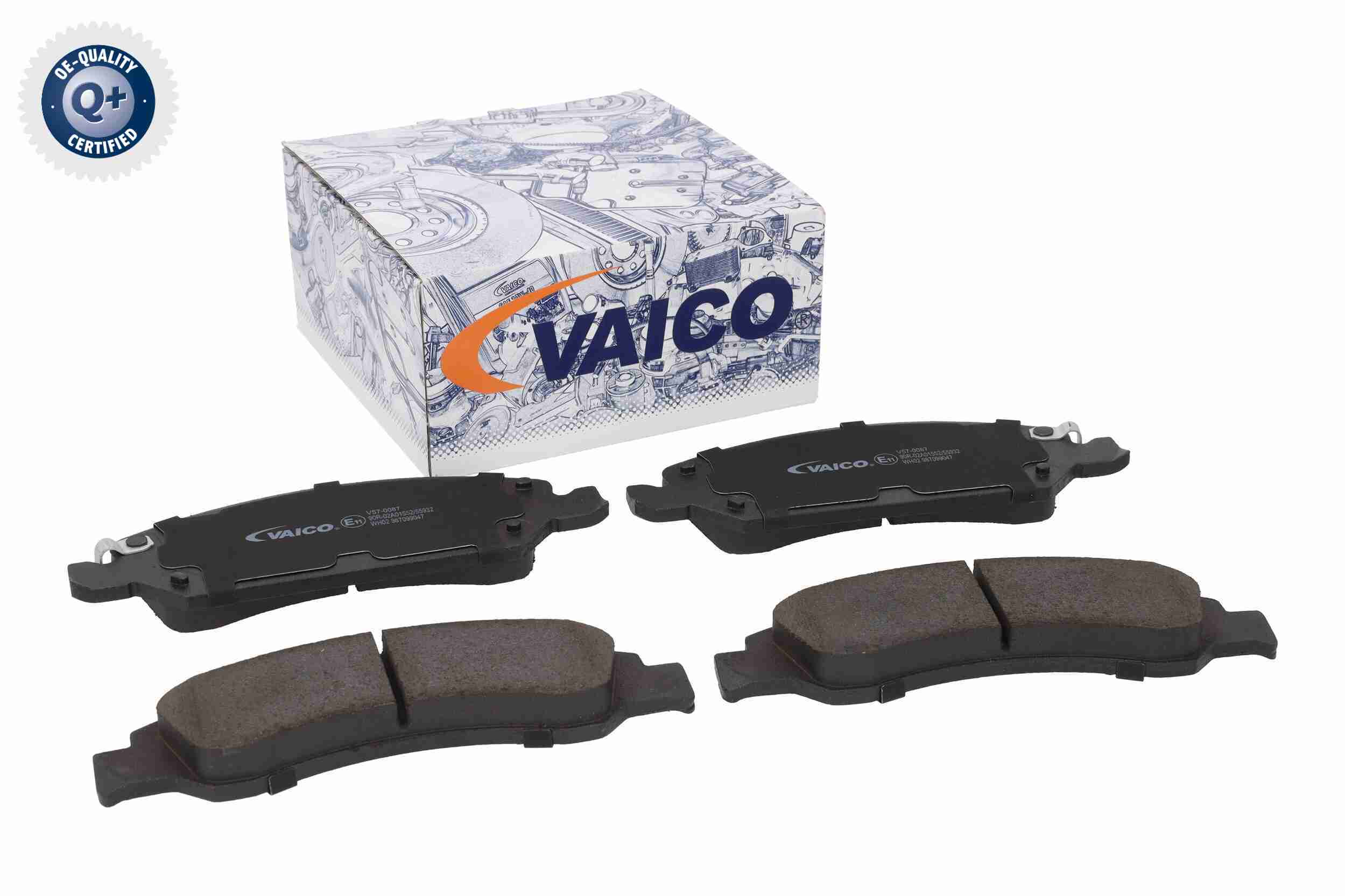 Vaico Remblokkenset, schijfrem V57-0087