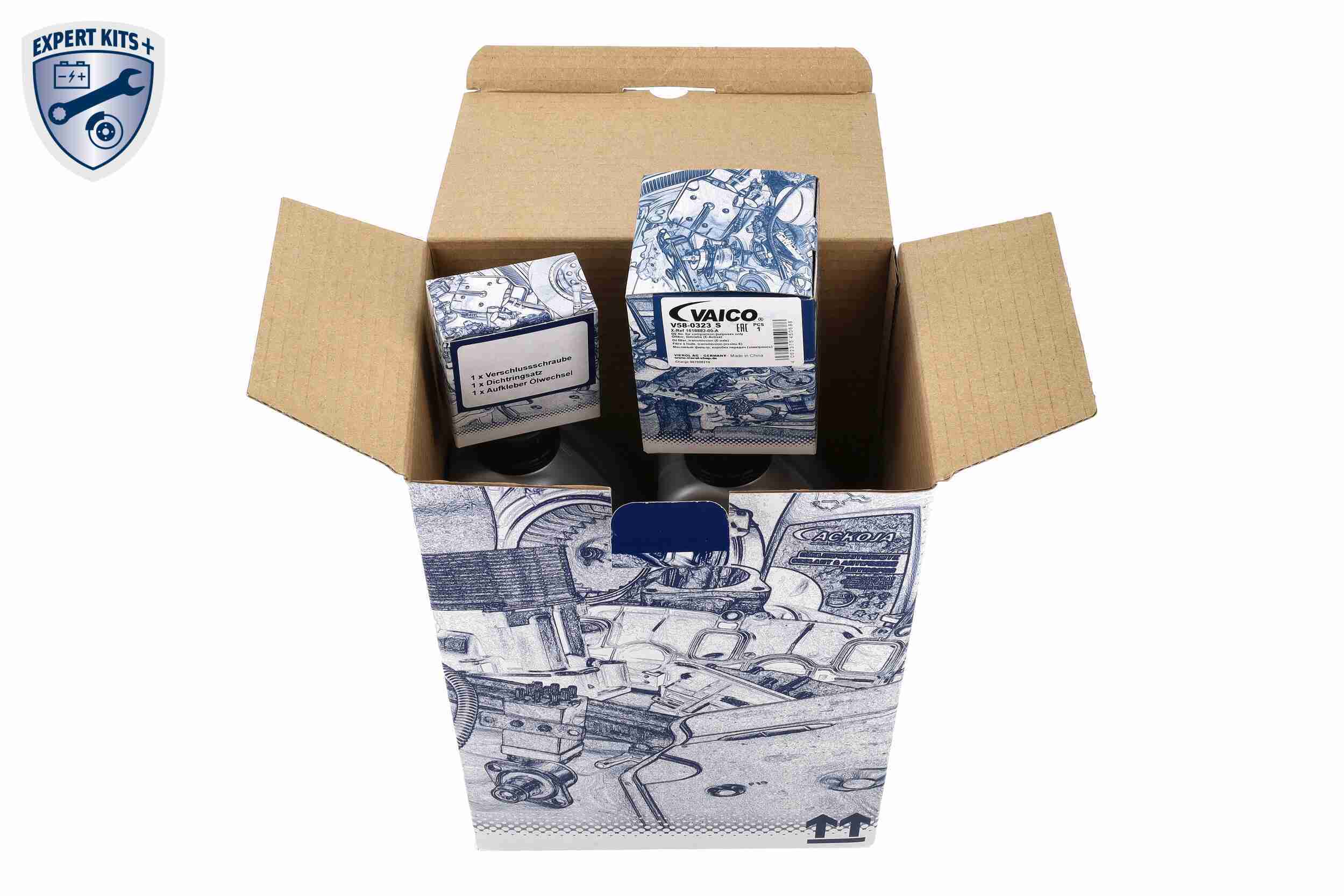 Vaico Onderd.set, olie verversen van automatische versnellingsbak V58-0003