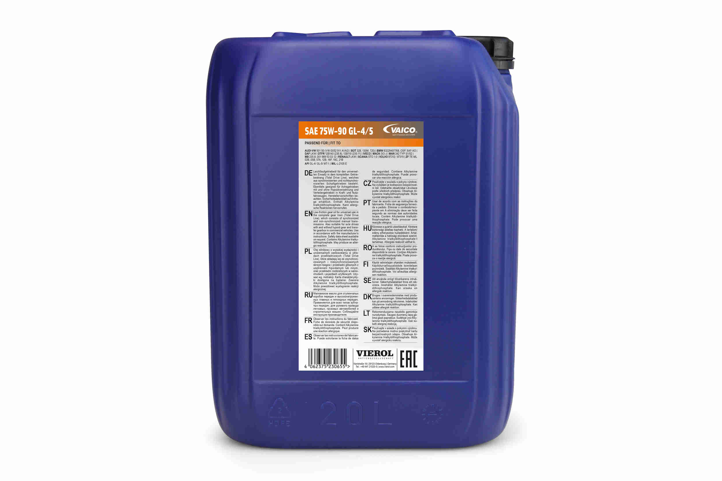 Vaico Versnellingsbakolie V60-0419