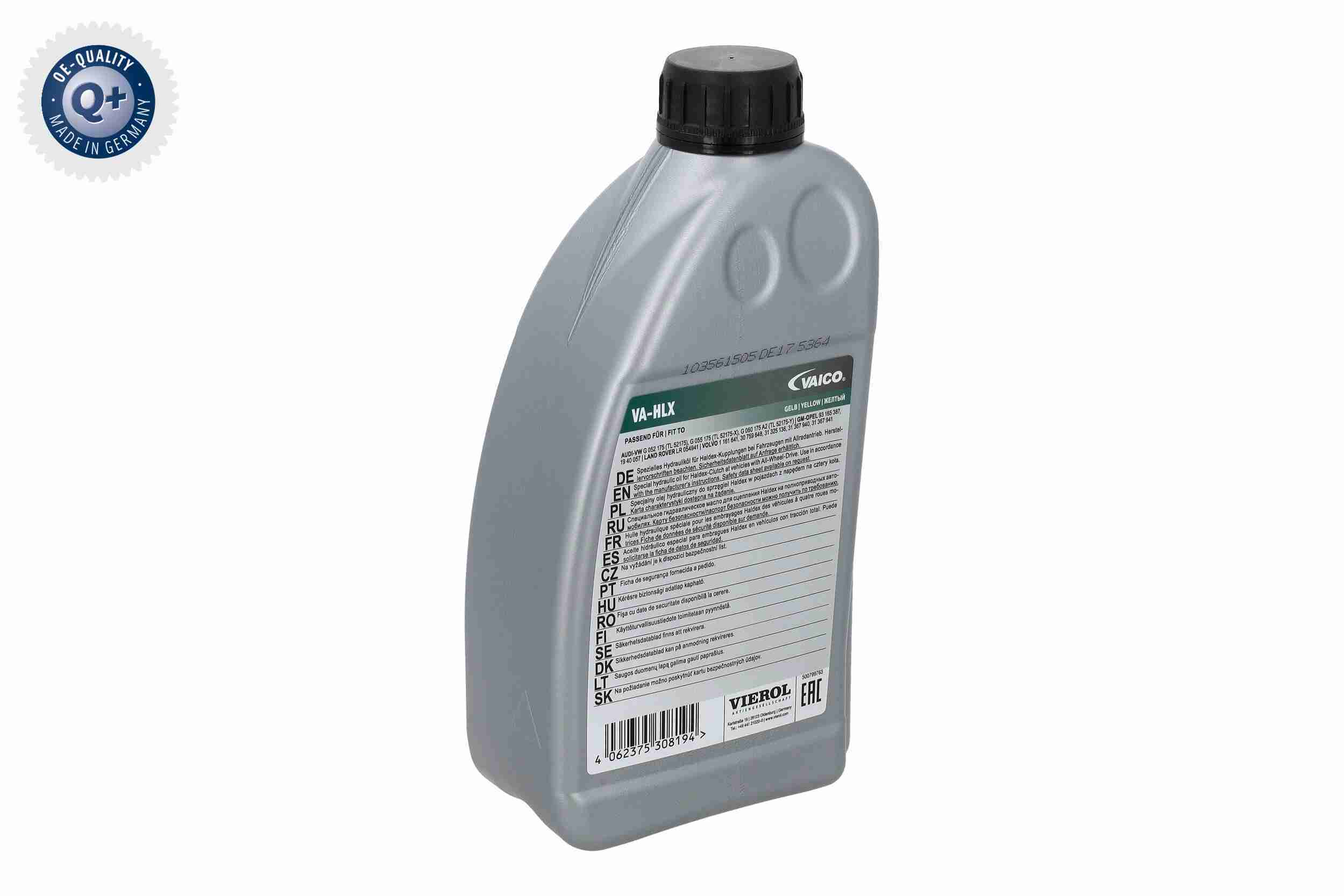 Vaico Olie, lamellenkoppeling 4-wielaandrijving V60-0450