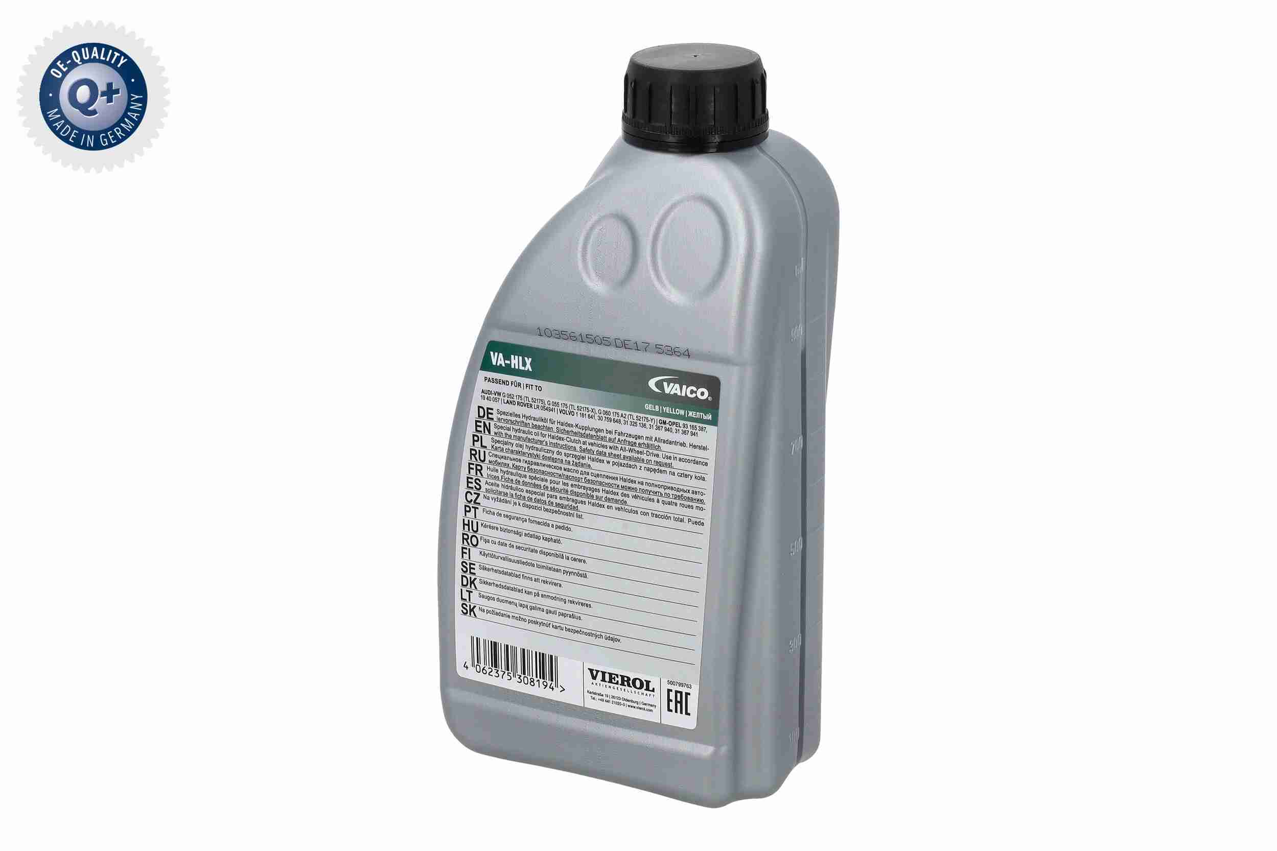 Vaico Olie, lamellenkoppeling 4-wielaandrijving V60-0450