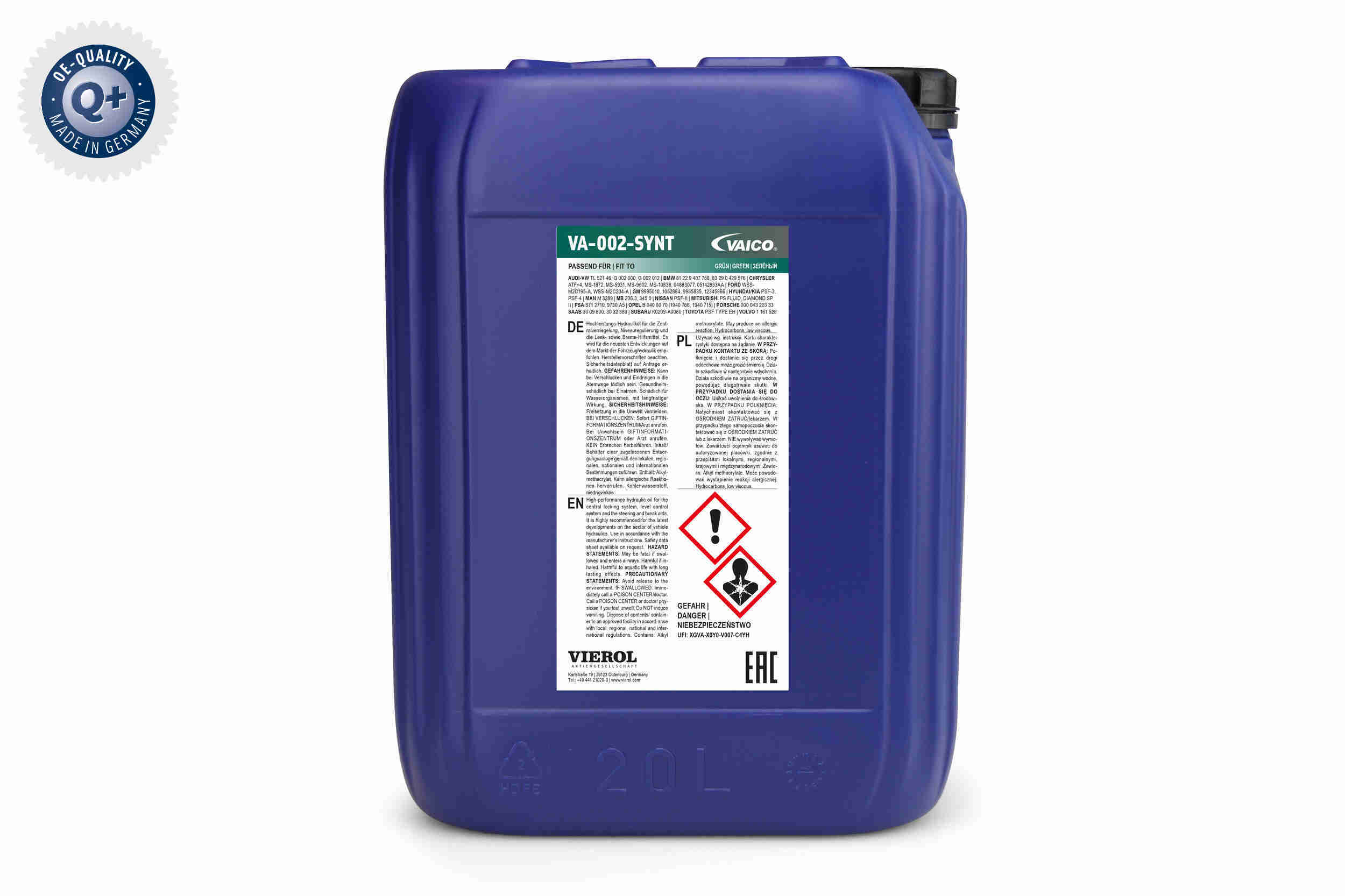 Vaico Hydraulische olie V60-0499