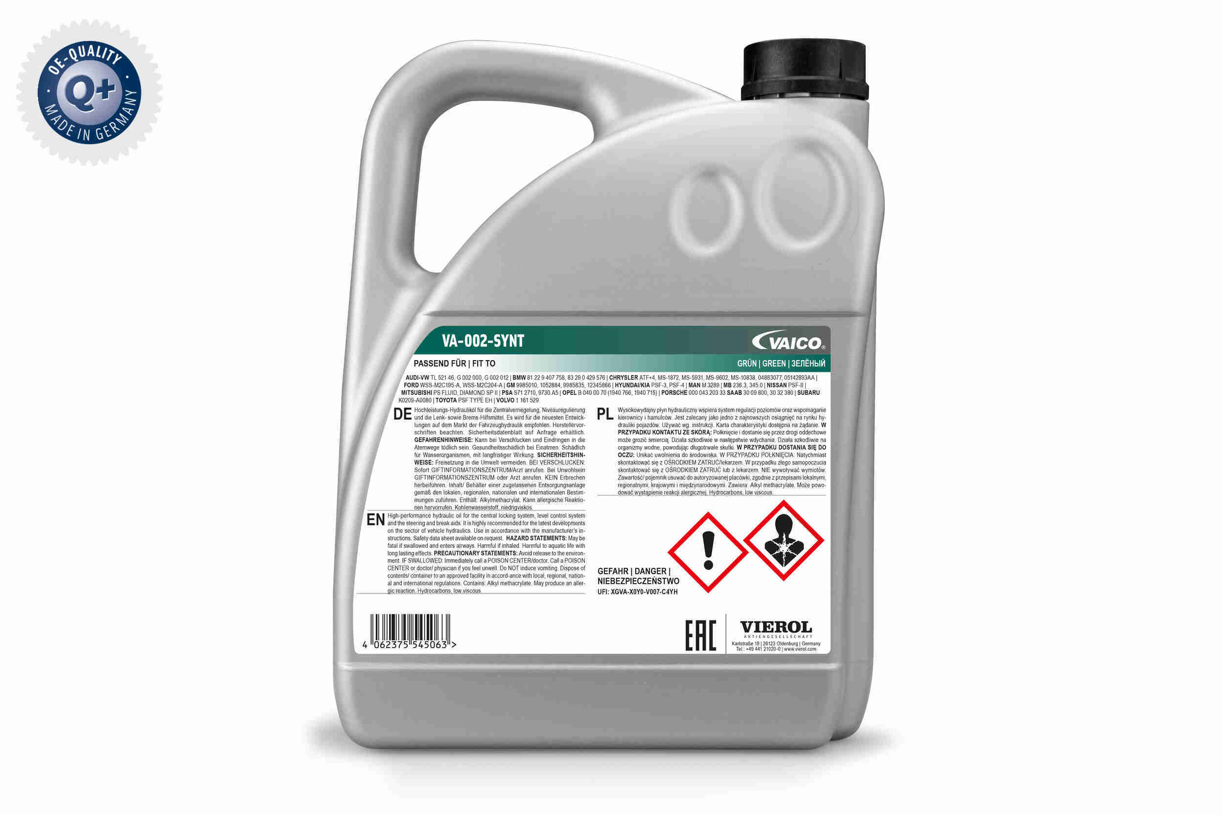 Vaico Hydraulische olie V60-0500