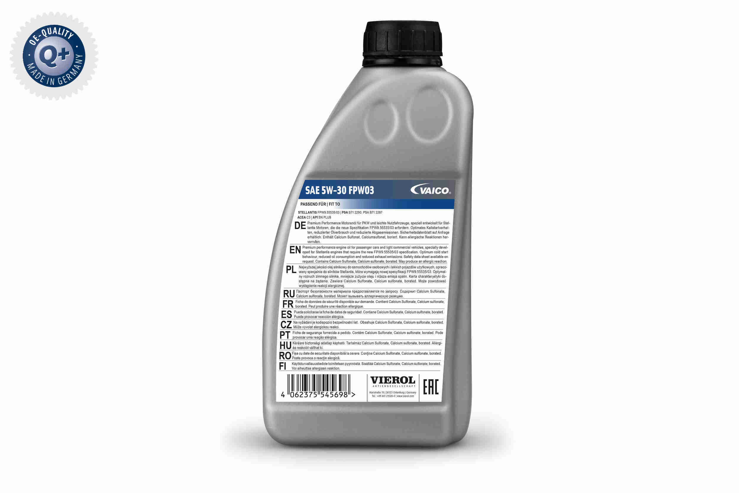 Vaico Motorolie V60-0501