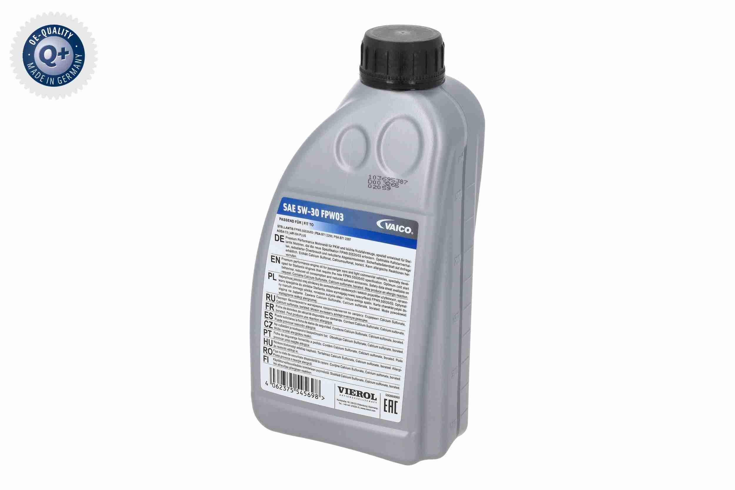 Vaico Motorolie V60-0501