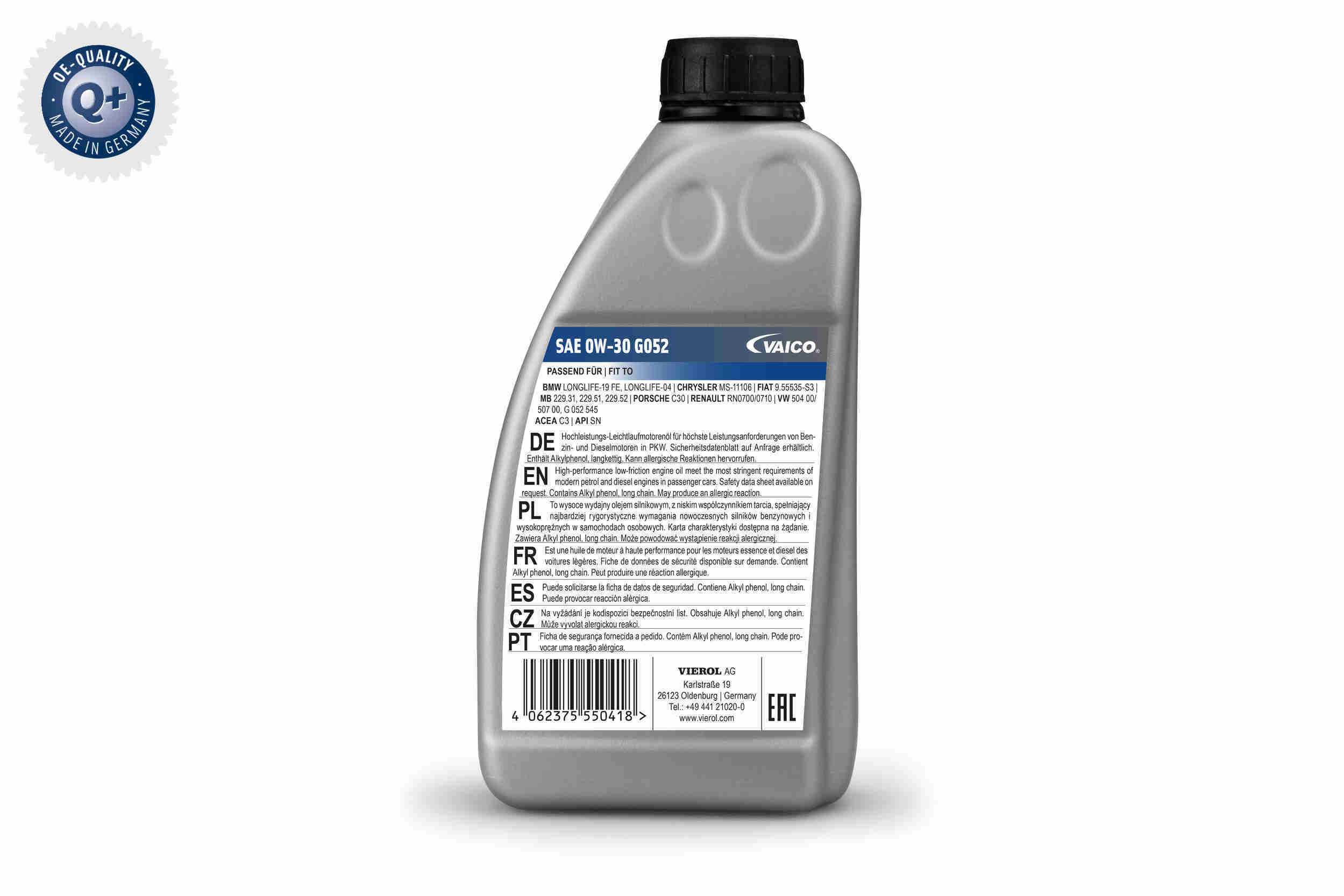 Vaico Motorolie V60-0509