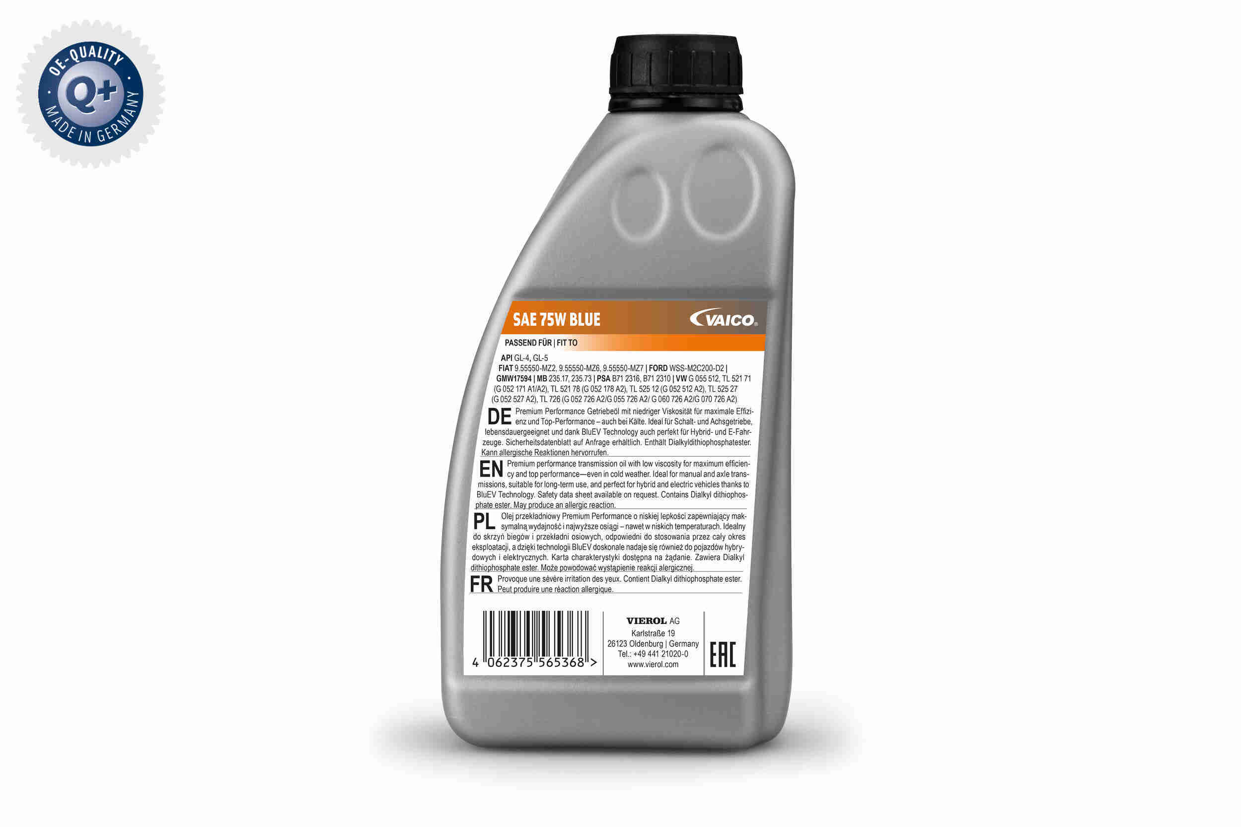 Vaico Versnellingsbakolie V60-0513