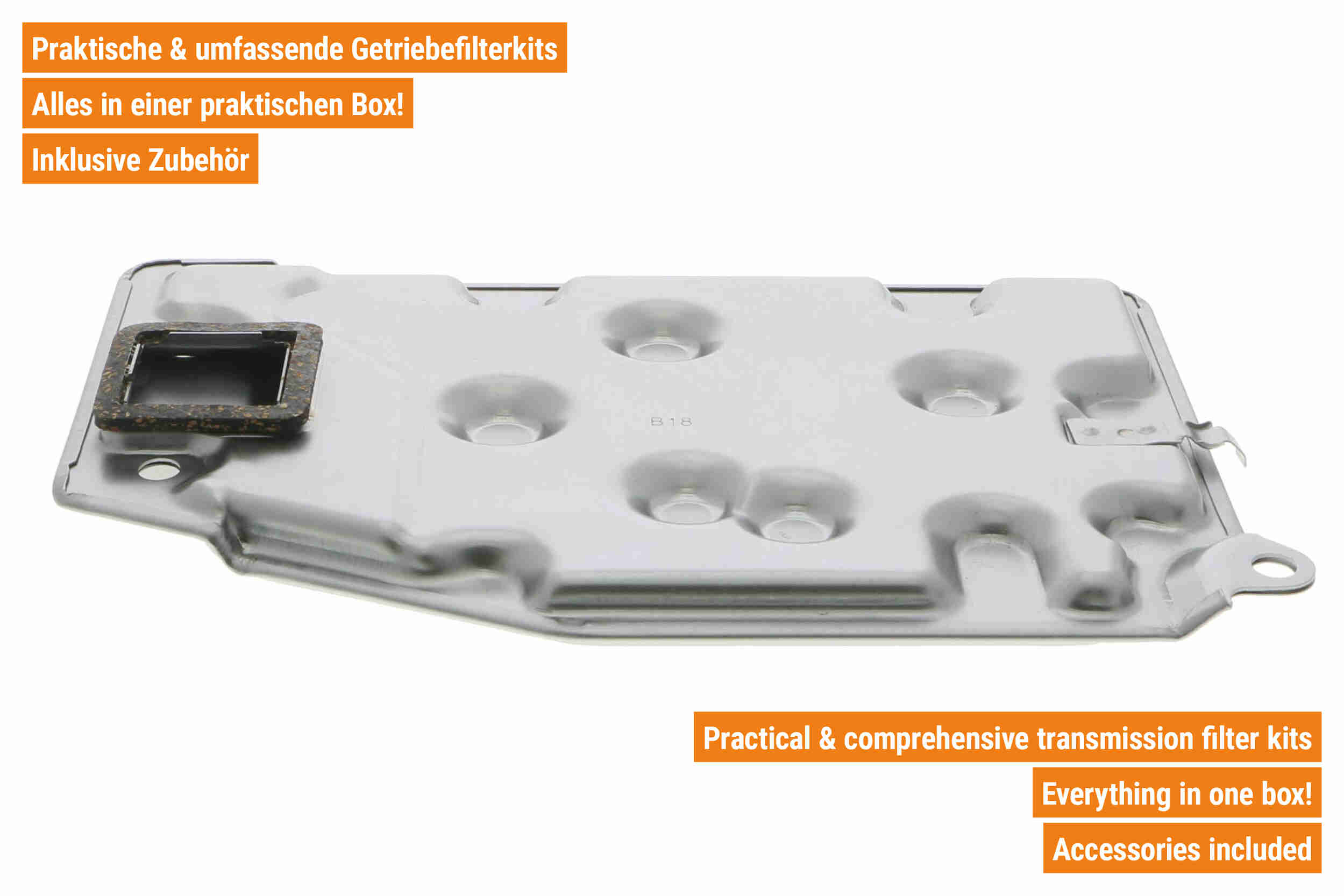 Vaico Filter/oliezeef automaatbak V70-0604