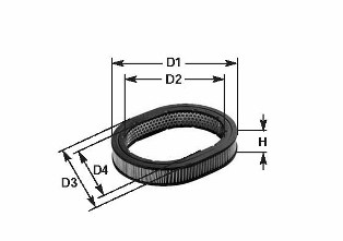 Luchtfilter Clean Filters MA 387