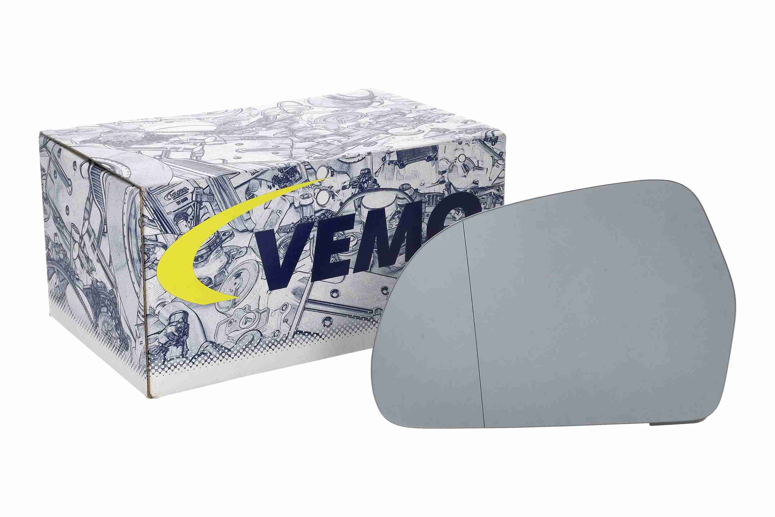 Vemo Spiegelglas, buitenspiegel V10-69-0011