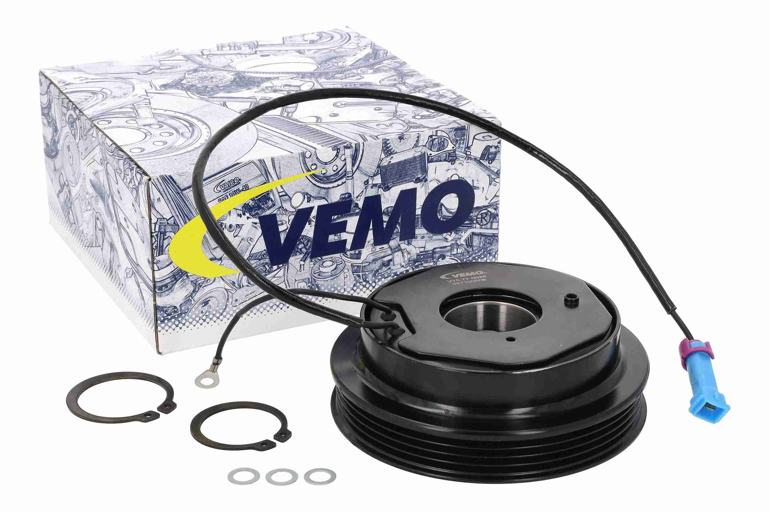 Vemo Magneetkoppeling, airconditioningcompressor V15-77-0026
