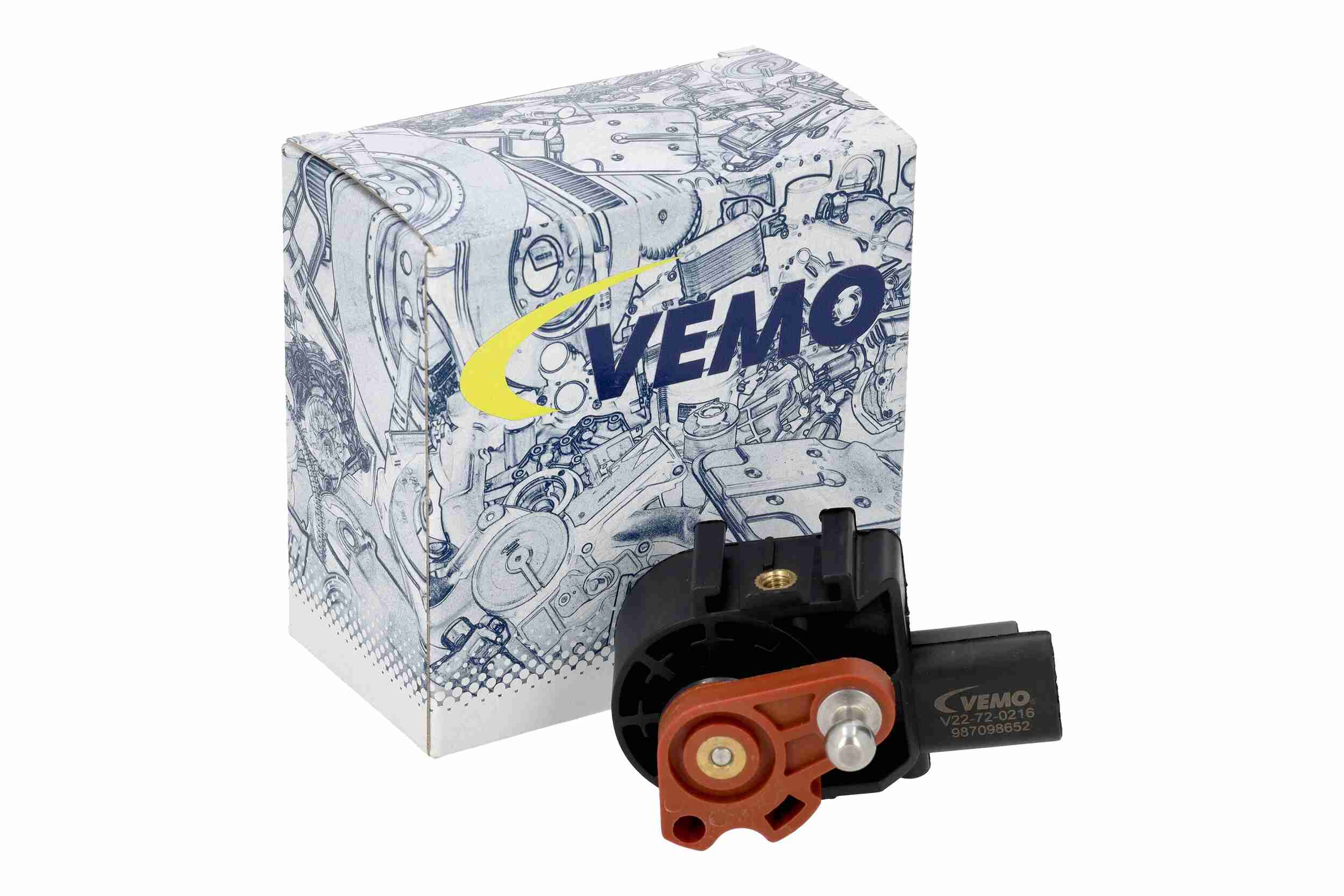 Vemo sensor, stelelement koplamphoogteregeling V22-72-0216