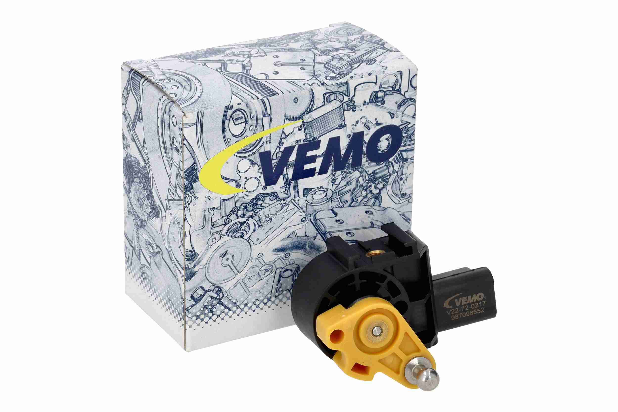 Vemo sensor, stelelement koplamphoogteregeling V22-72-0217