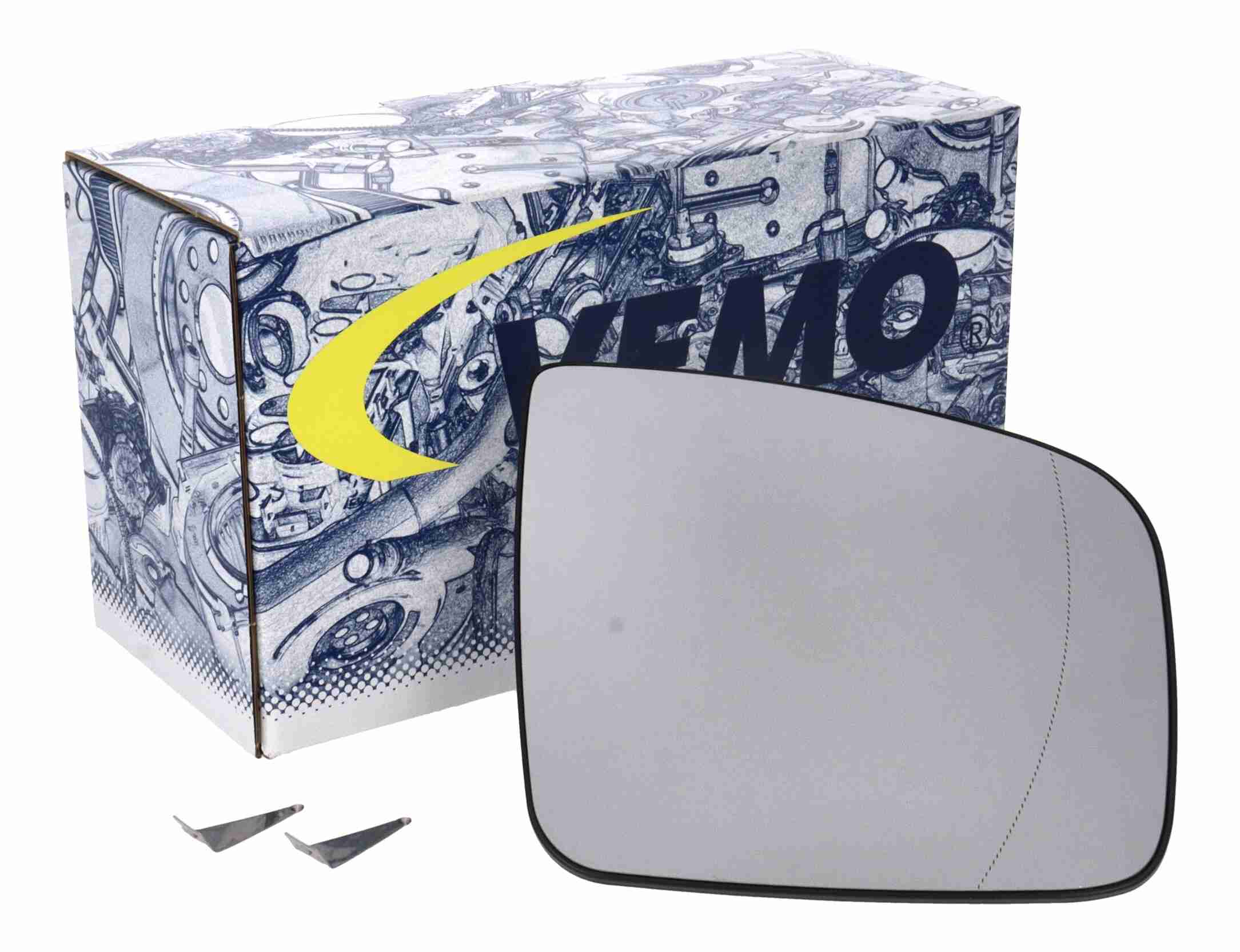 Vemo Buitenspiegelglas V30-69-0037