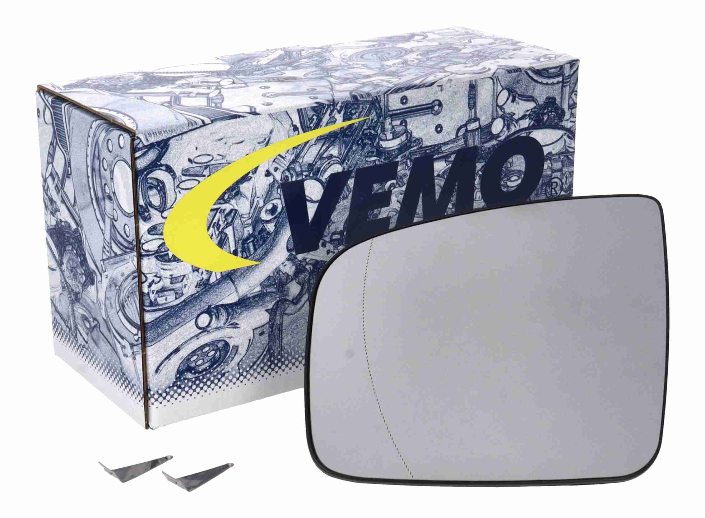 Vemo Buitenspiegelglas V30-69-0038