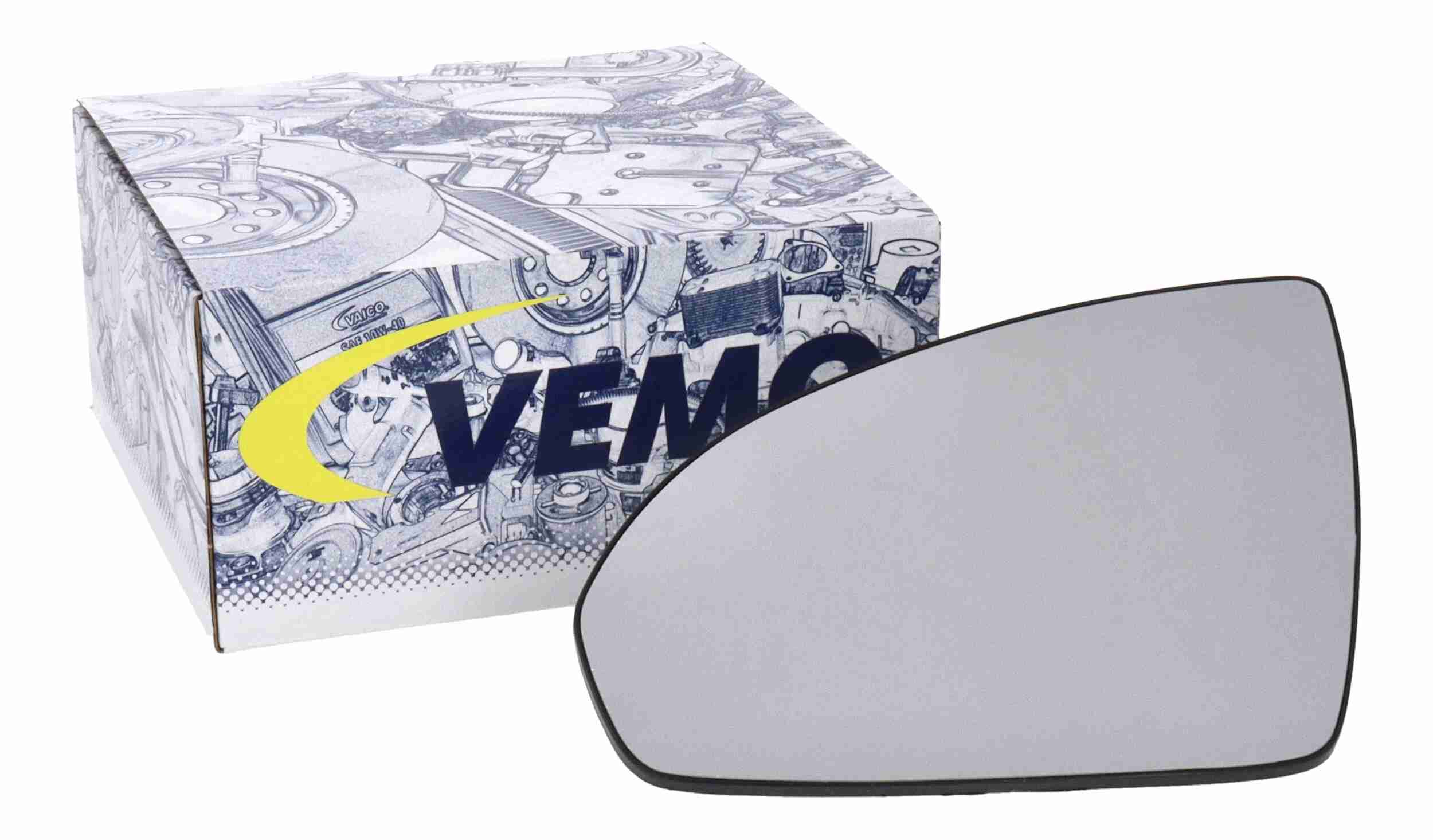 Vemo Buitenspiegelglas V30-69-0040