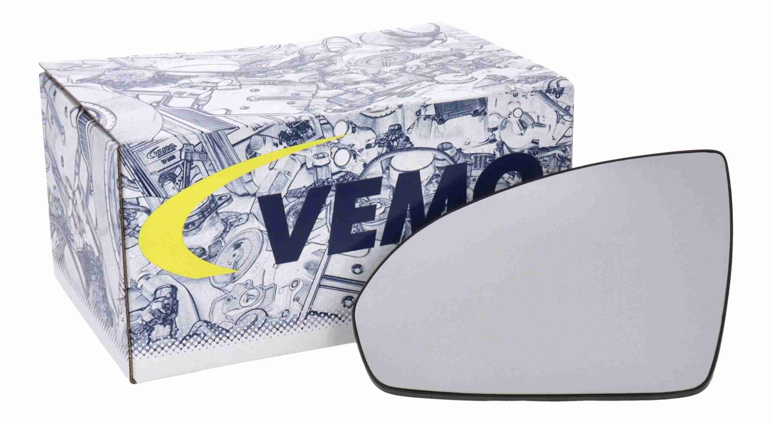 Vemo Buitenspiegelglas V30-69-0042