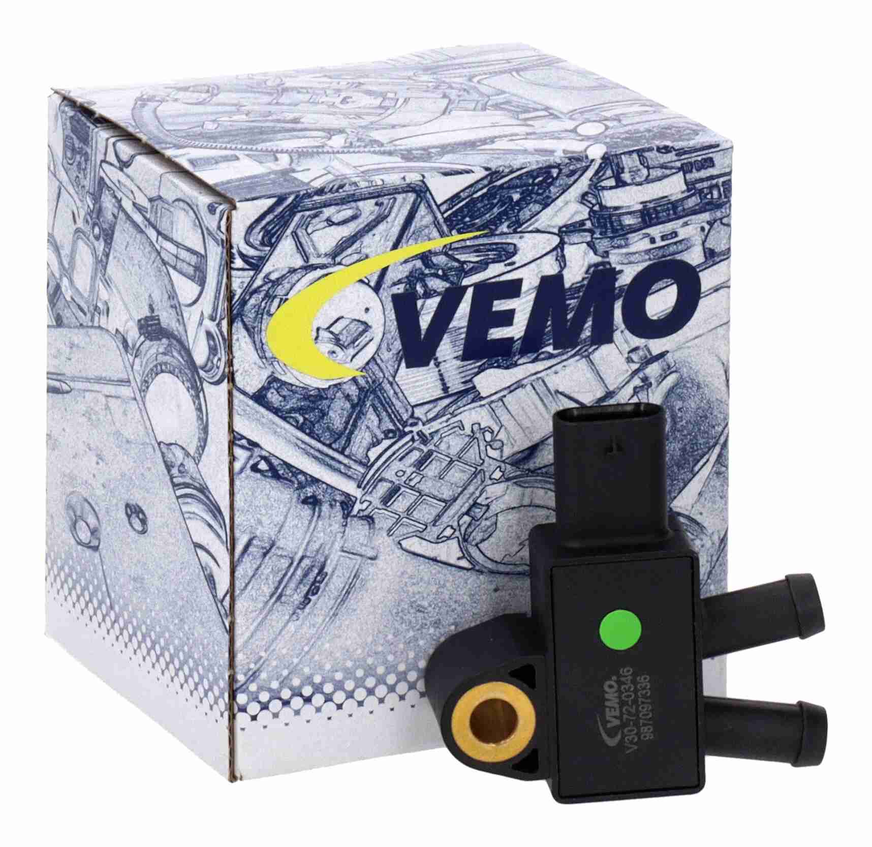 Vemo Sensor, uitlaatgasdruk V30-72-0346