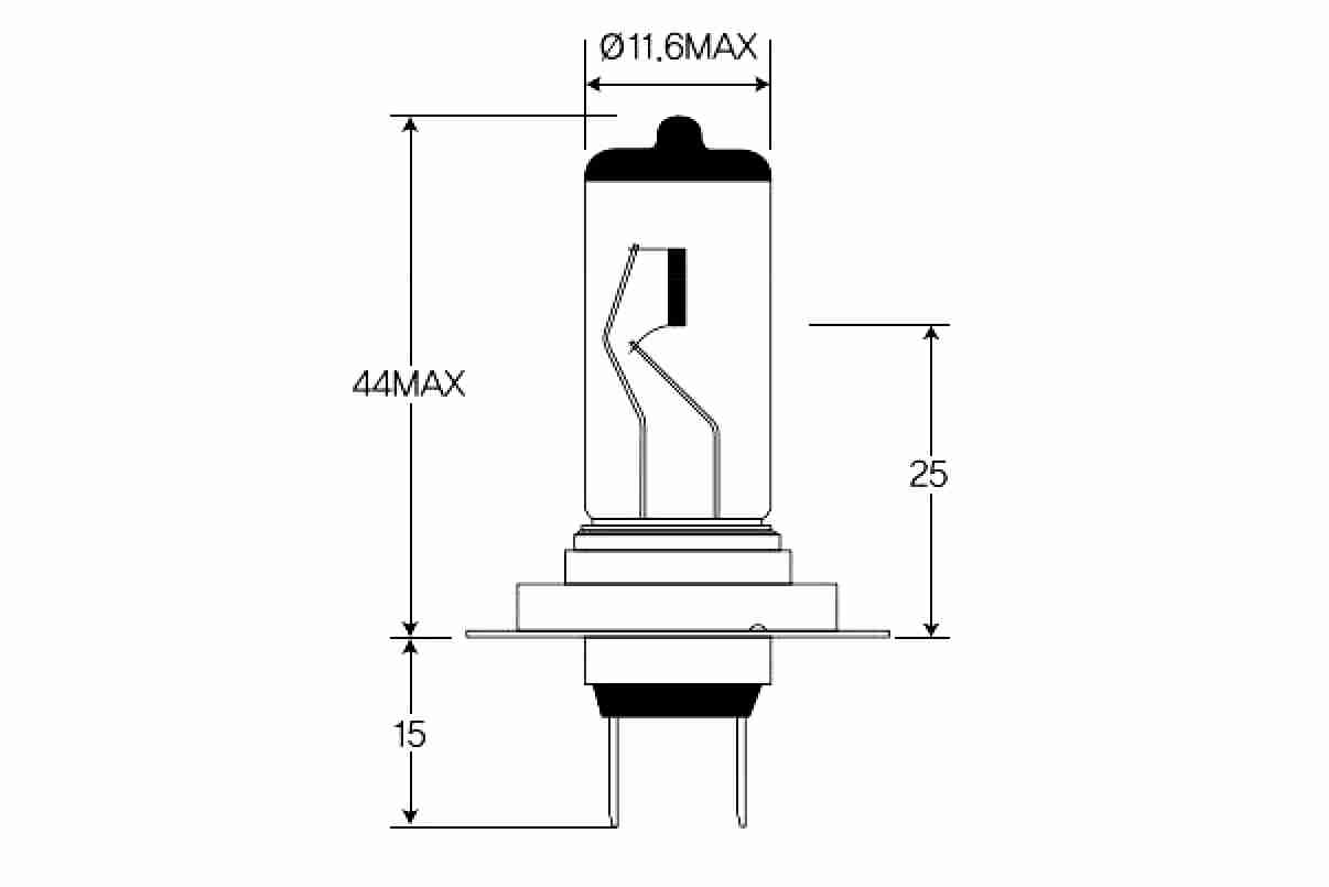 Vemo Gloeilamp, verstraler V99-84-0002