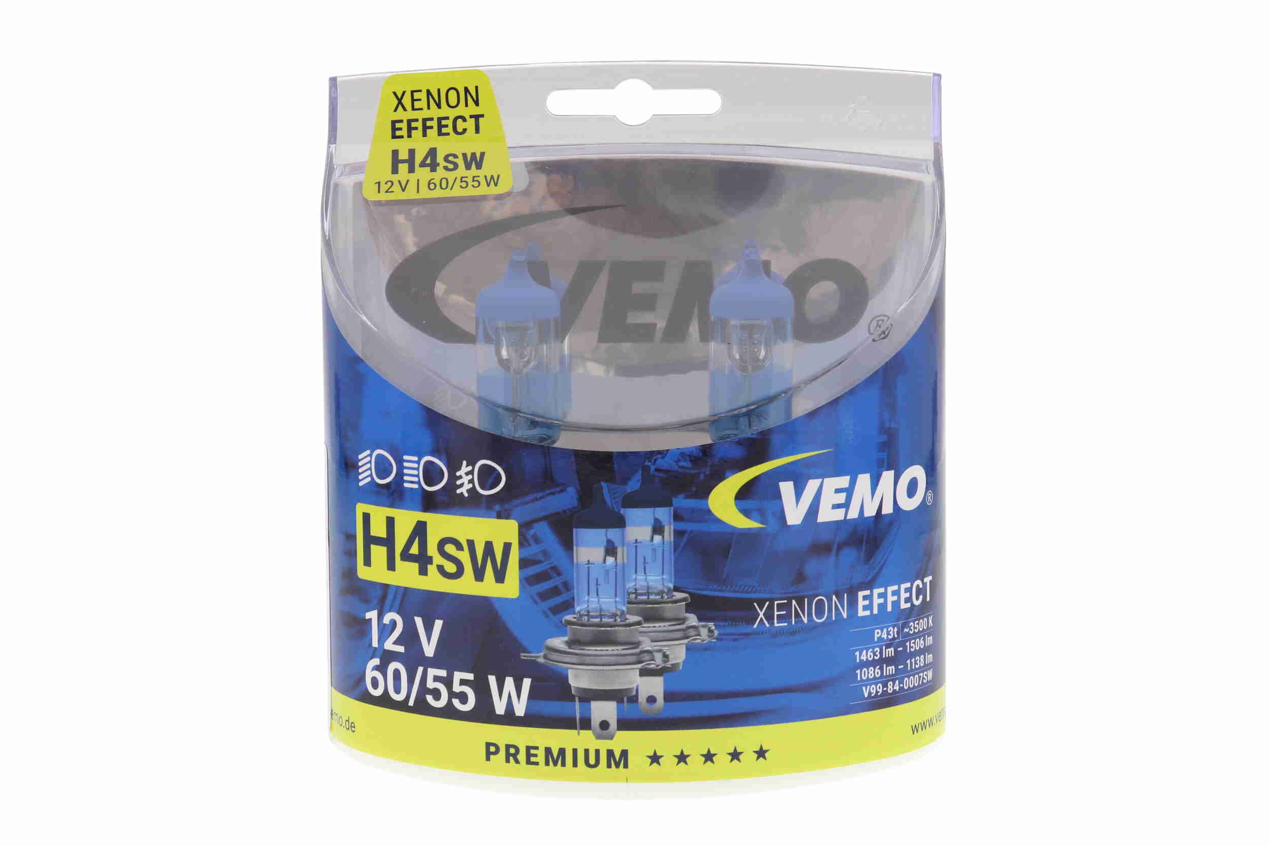 Vemo Gloeilamp, koplamp V99-84-0007SW