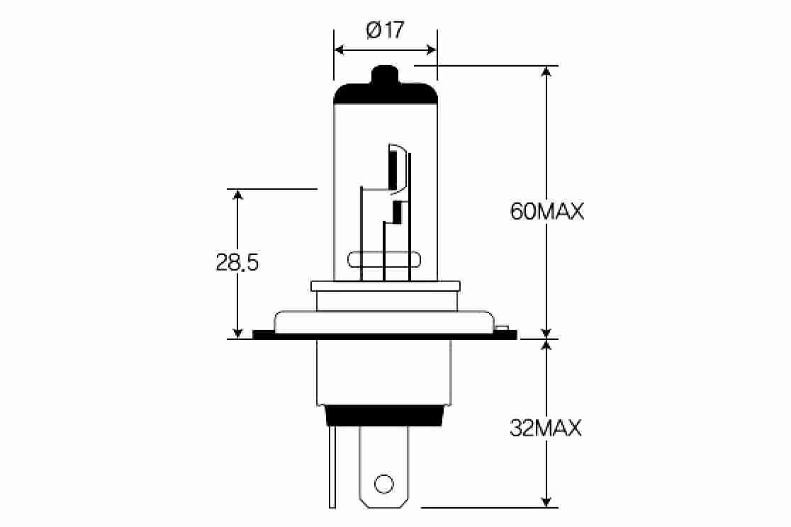 Vemo Gloeilamp, verstraler V99-84-0007