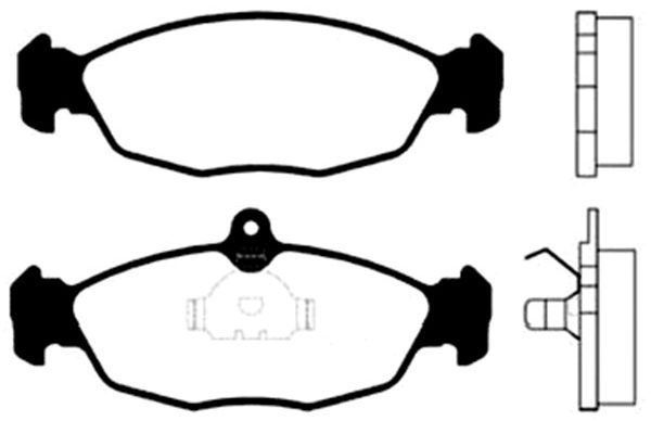 Remblokset Kavo Parts BP-1002