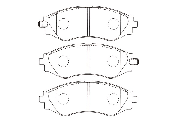 Remblokset Kavo Parts BP-1003