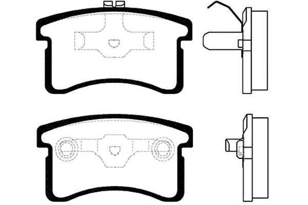 Remblokset Kavo Parts BP-1507