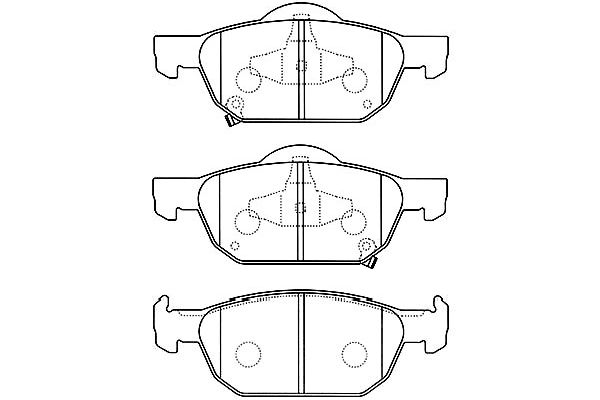 Remblokset Kavo Parts BP-2056