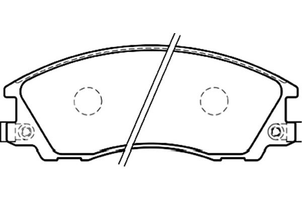 Remblokset Kavo Parts BP-3021