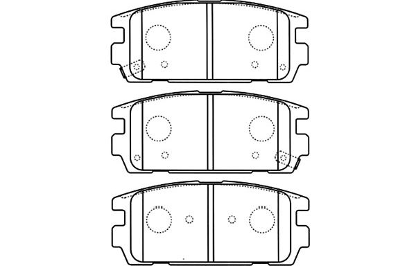 Remblokset Kavo Parts BP-3022