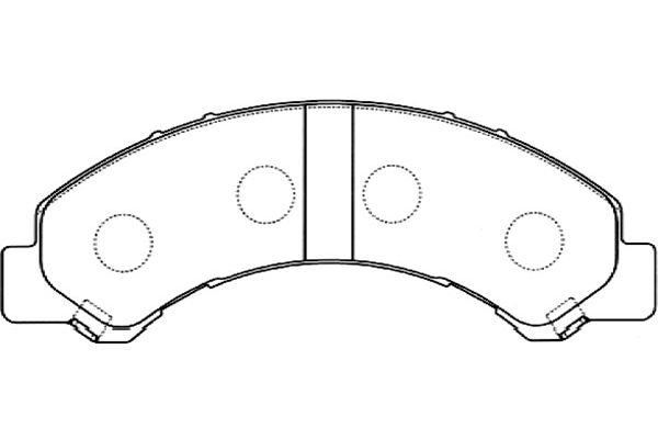 Remblokset Kavo Parts BP-3513
