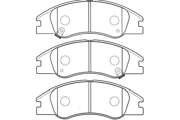 Remblokset Kavo Parts BP-4012