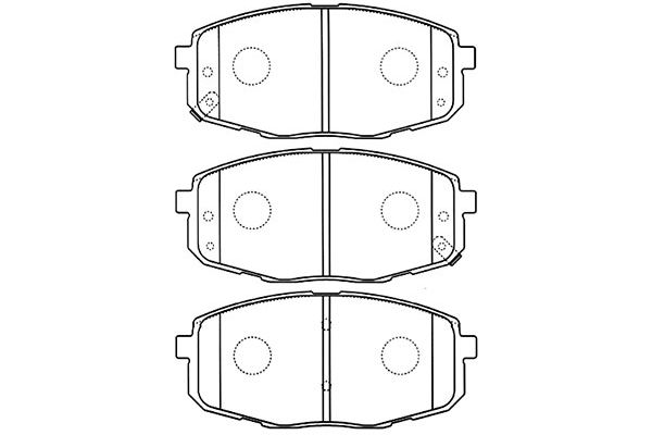 Remblokset Kavo Parts BP-4013