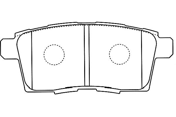 Remblokset Kavo Parts BP-4574