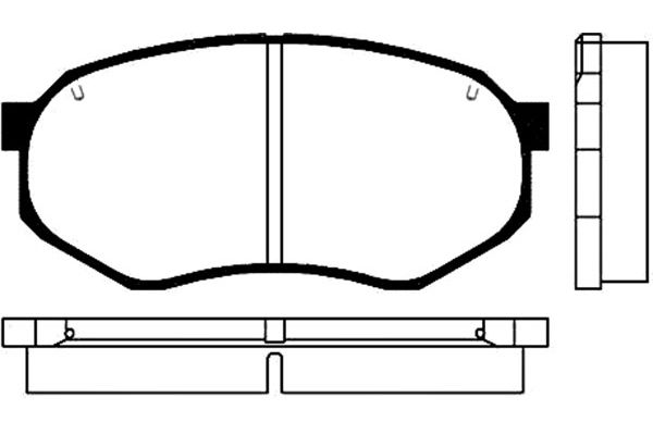 Remblokset Kavo Parts BP-5502