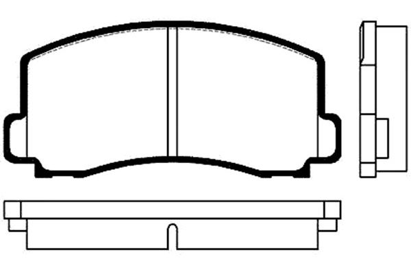 Remblokset Kavo Parts BP-5503