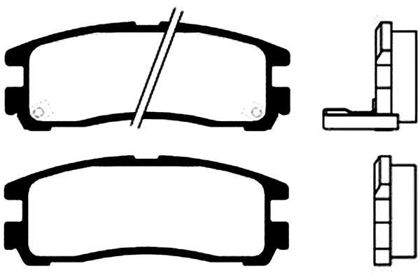 Remblokset Kavo Parts BP-5522