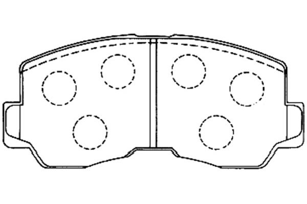 Remblokset Kavo Parts BP-5533