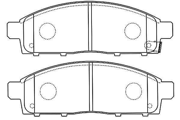 Remblokset Kavo Parts BP-5552