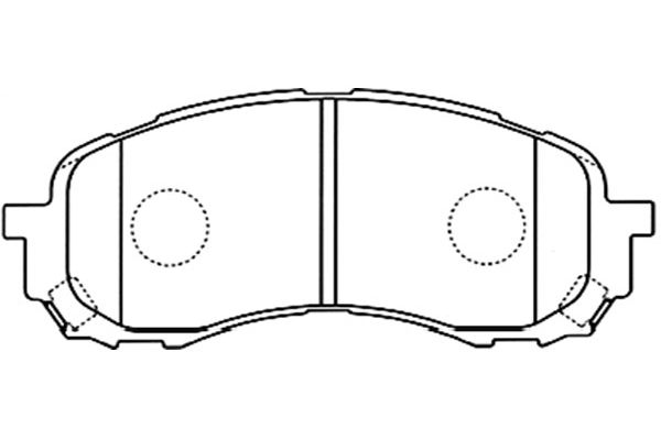 Remblokset Kavo Parts BP-8018