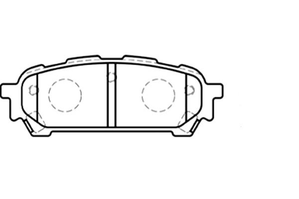 Remblokset Kavo Parts BP-8019