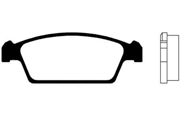Remblokset Kavo Parts BP-8508