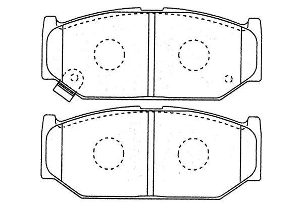 Remblokset Kavo Parts BP-8531