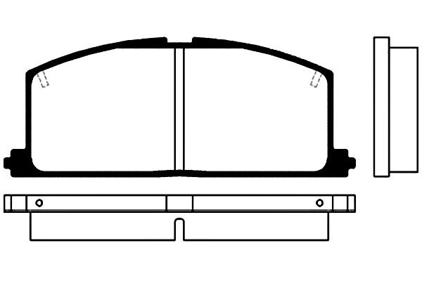Remblokset Kavo Parts BP-9005