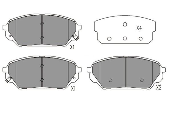 Remblokset Kavo Parts KBP-3039