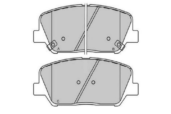 Remblokset Kavo Parts KBP-3060