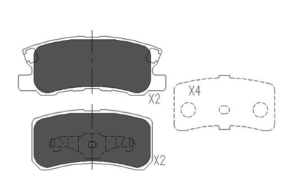 Kavo Parts Remblokset KBP-5515